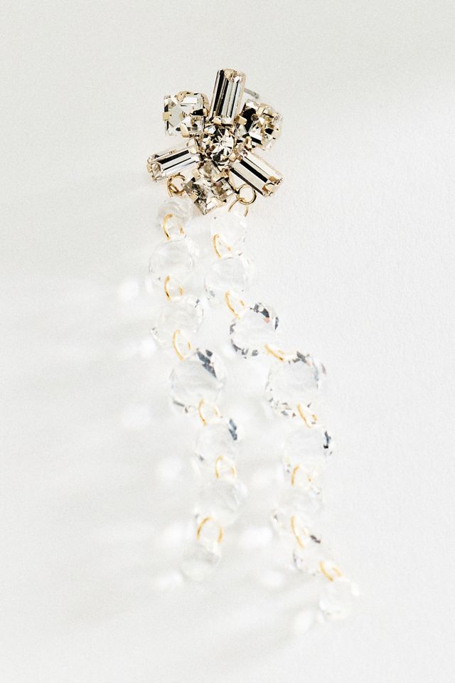 Drippy Crystal Earrings #1