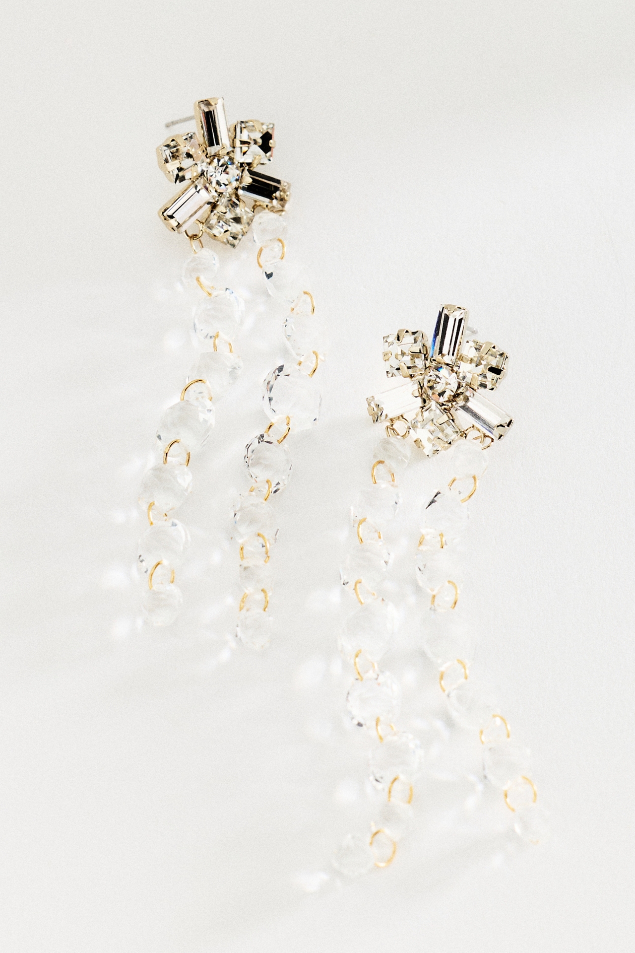 Drippy Crystal Earrings