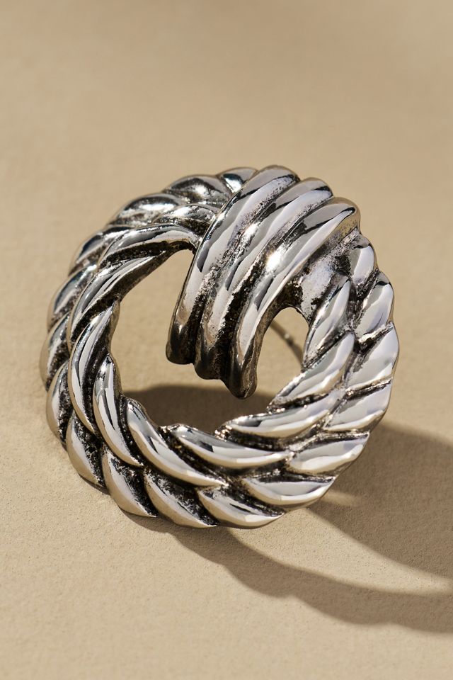Round Twist Post Earrings #1