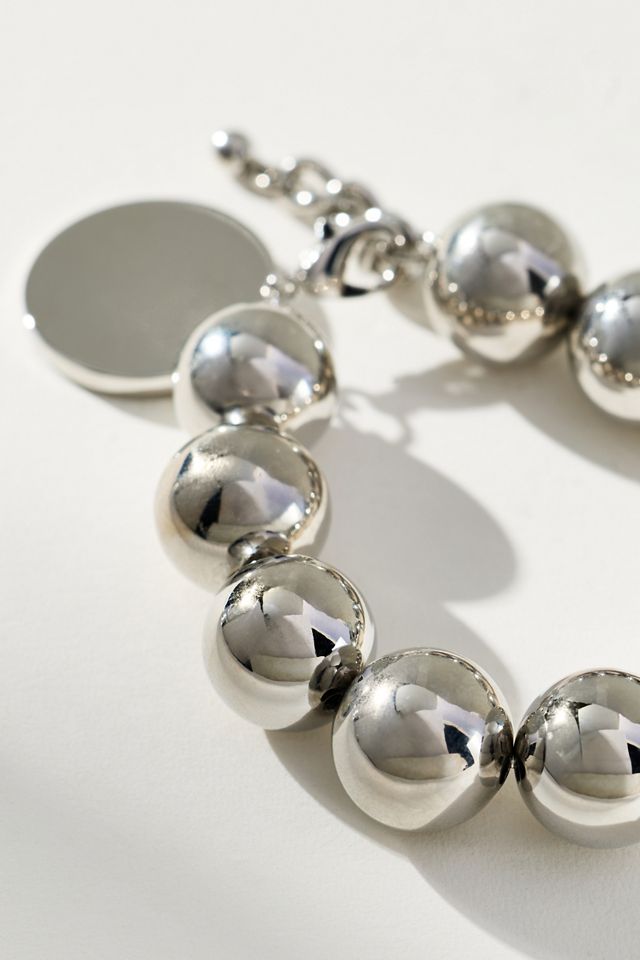 Chunky Beaded Charm Bracelet #1