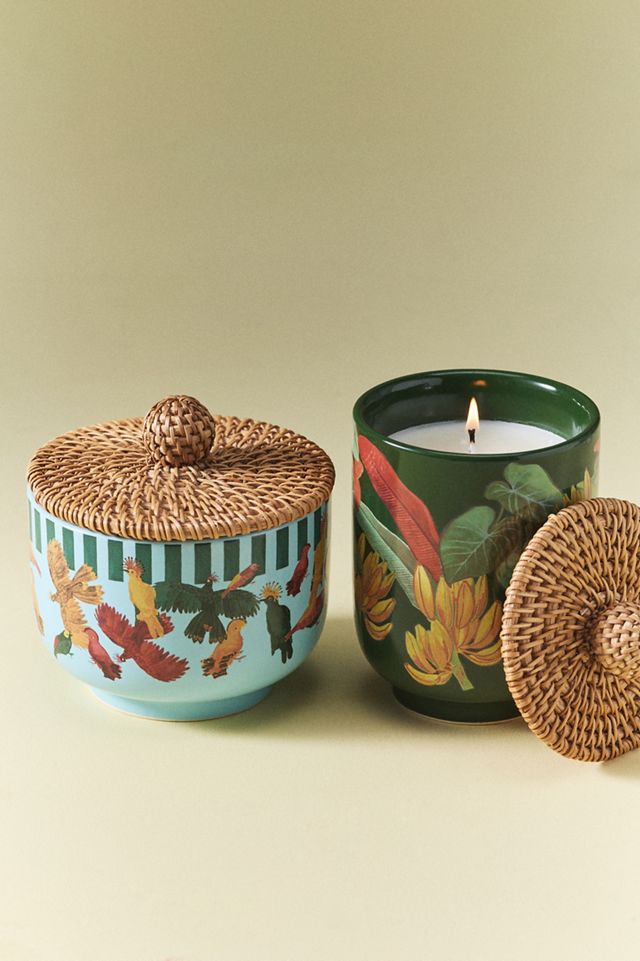Farm Rio x Anthropologie Fresh Ocean Waves & Bergamot Ceramic Candle #4