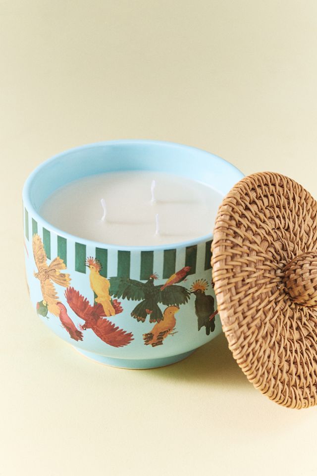 Farm Rio x Anthropologie Fresh Ocean Waves & Bergamot Ceramic Candle #2