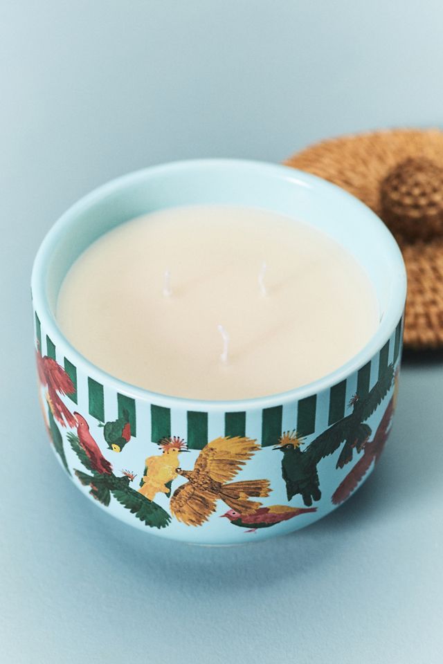 Farm Rio x Anthropologie Fresh Ocean Waves & Bergamot Ceramic Candle #6