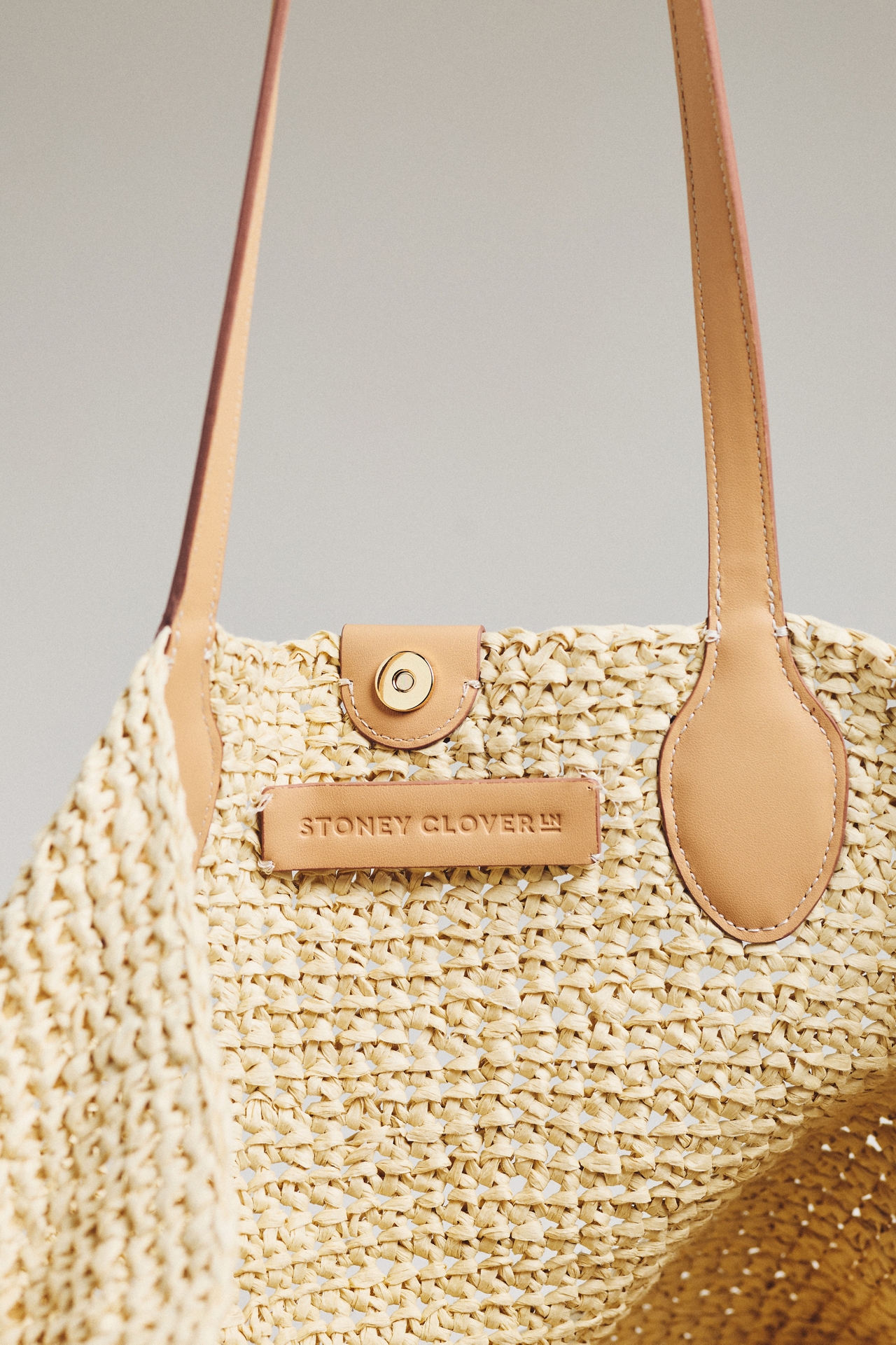 Stoney Clover Lane Woven Beach Tote