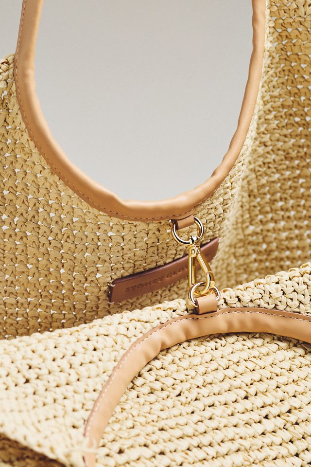 Stoney Clover Lane Raffia Woven Scoop Tote #2