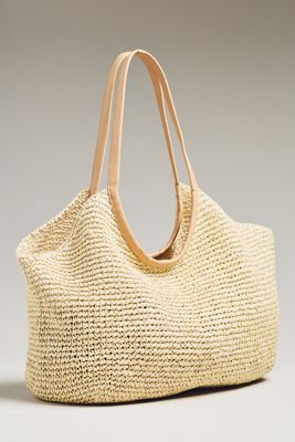 Soraya Hennessy XL Woven Tote | Anthropologie