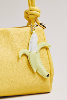 Stoney Clover Lane Banana Bag Charm In Yellow