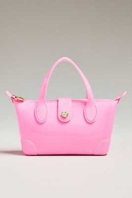 Stoney Clover Lane Jelly Pouchette Crossbody Bag In Pink