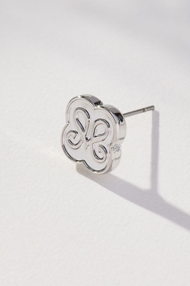 Maeve Logo Stud Earrings #1