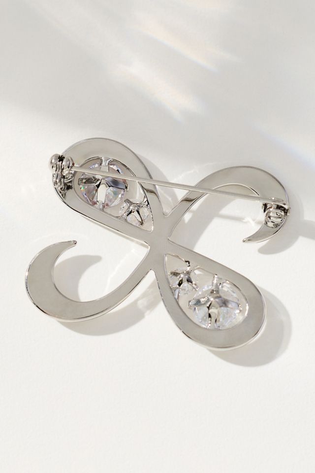 Maeve Inset Crystal Brooch #1