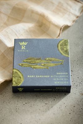 Tinned Smoked Baby Sardines with Lemon