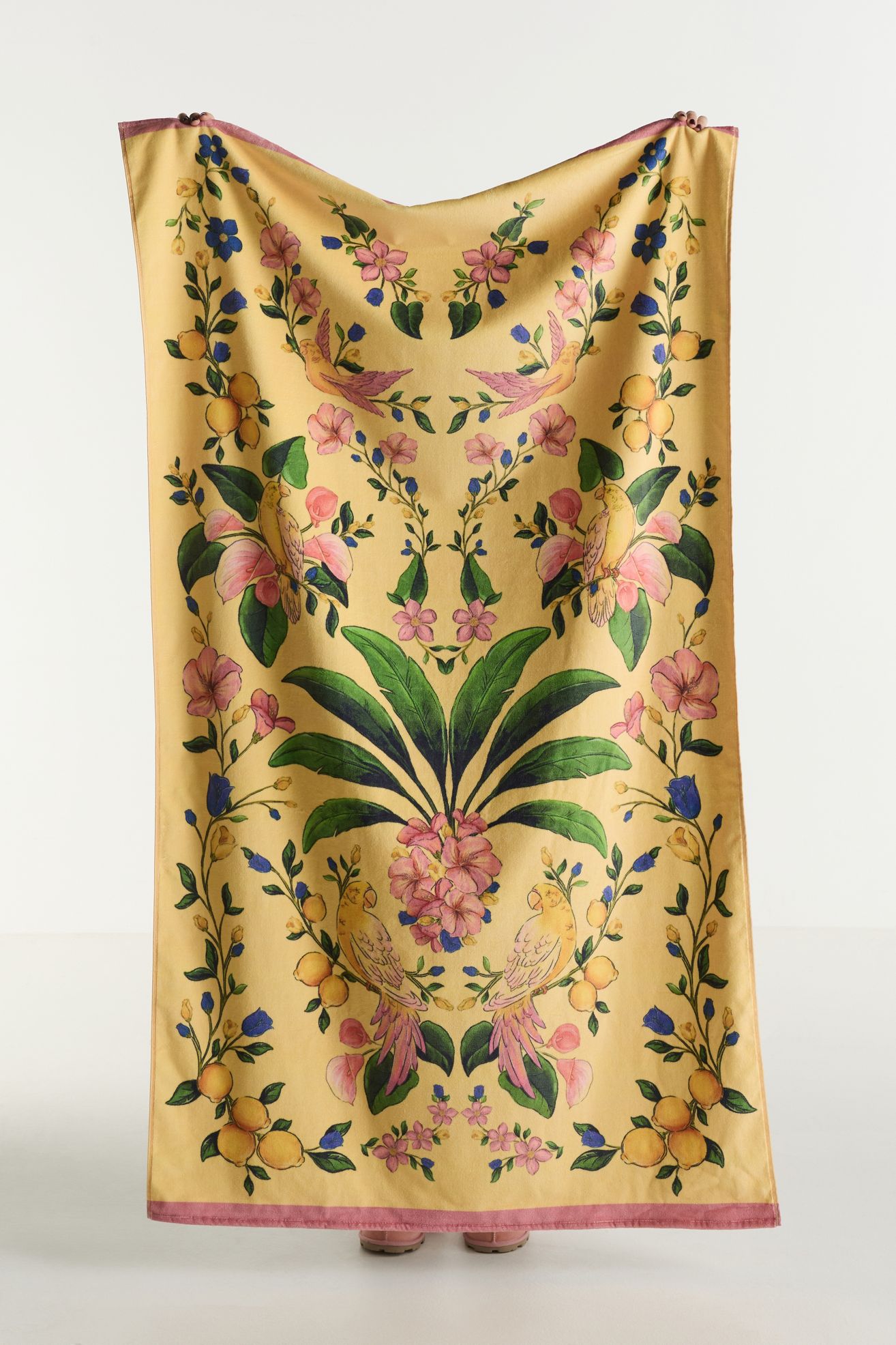 Farm Rio x Anthropologie Printed Beach Towel - Yellow, Beach Towel
