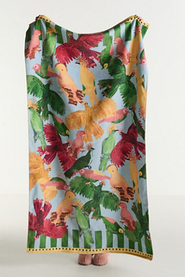 Farm Rio Printed Beach Towel In Multi