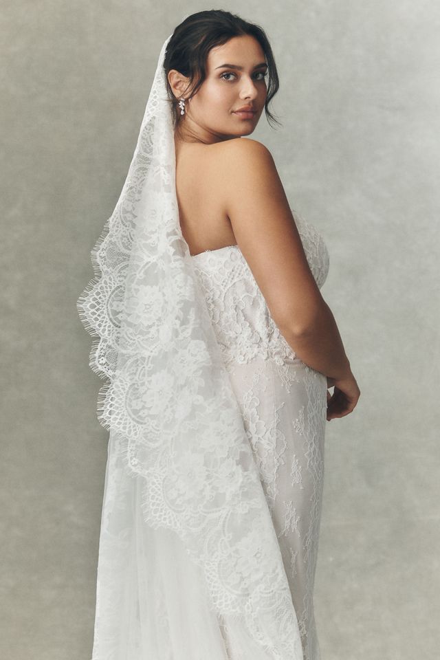 Watters Alencon Lace Veil #2