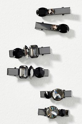 New?Anthropologie-Elegant  Set of Three
Velvet Crystal Headbands Crystal Embellished Headbands, Set of 2 | Anthropologie main image 2
