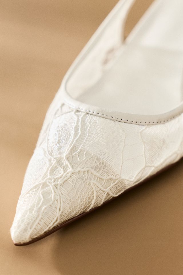 Lola Cruz Alberta Lace Kitten Pumps #2