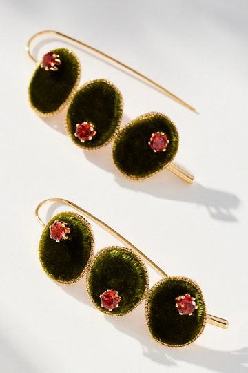 Amber Clear Floral Candle Holder