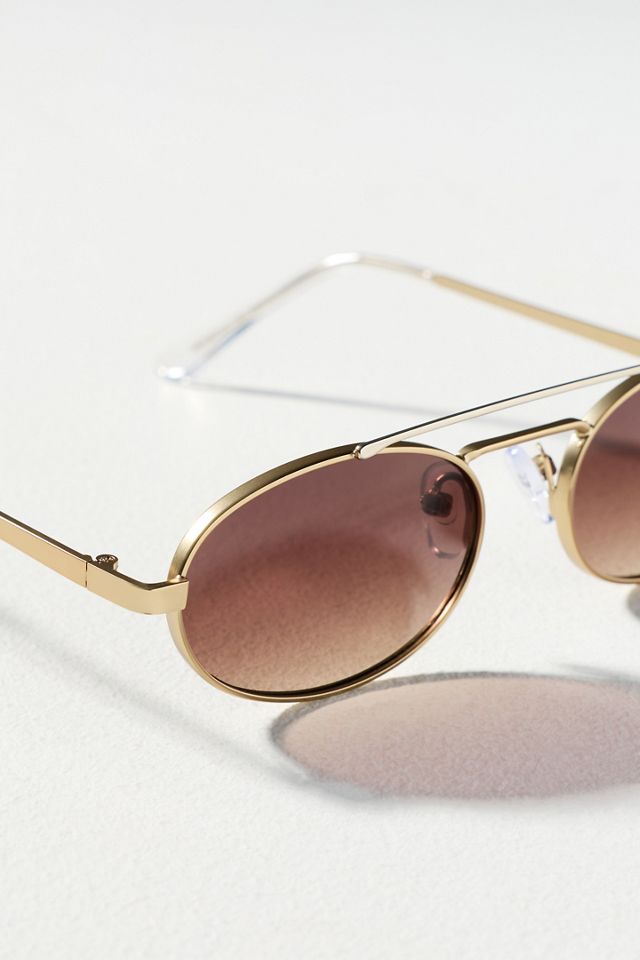 I-SEA Slim Mixed Metal Sunglasses #3