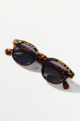 Ombre Oval Sunglasses | Anthropologie