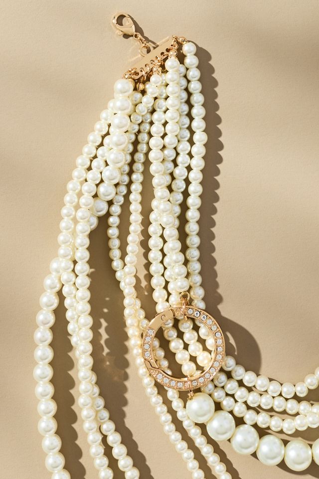 Layered Pearl Necklace #1