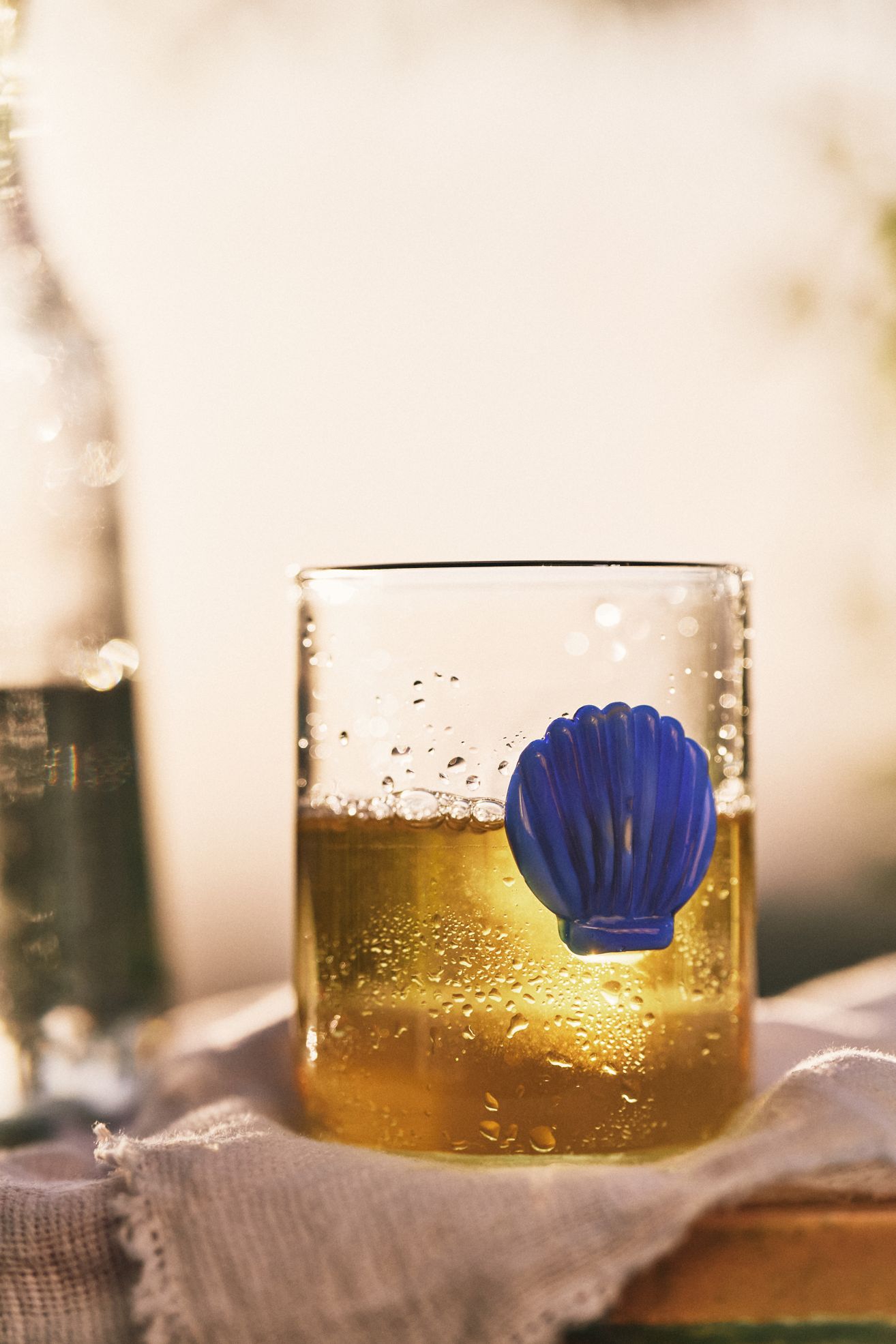 The Love Notes Island Icon Juice Glass - Seashell