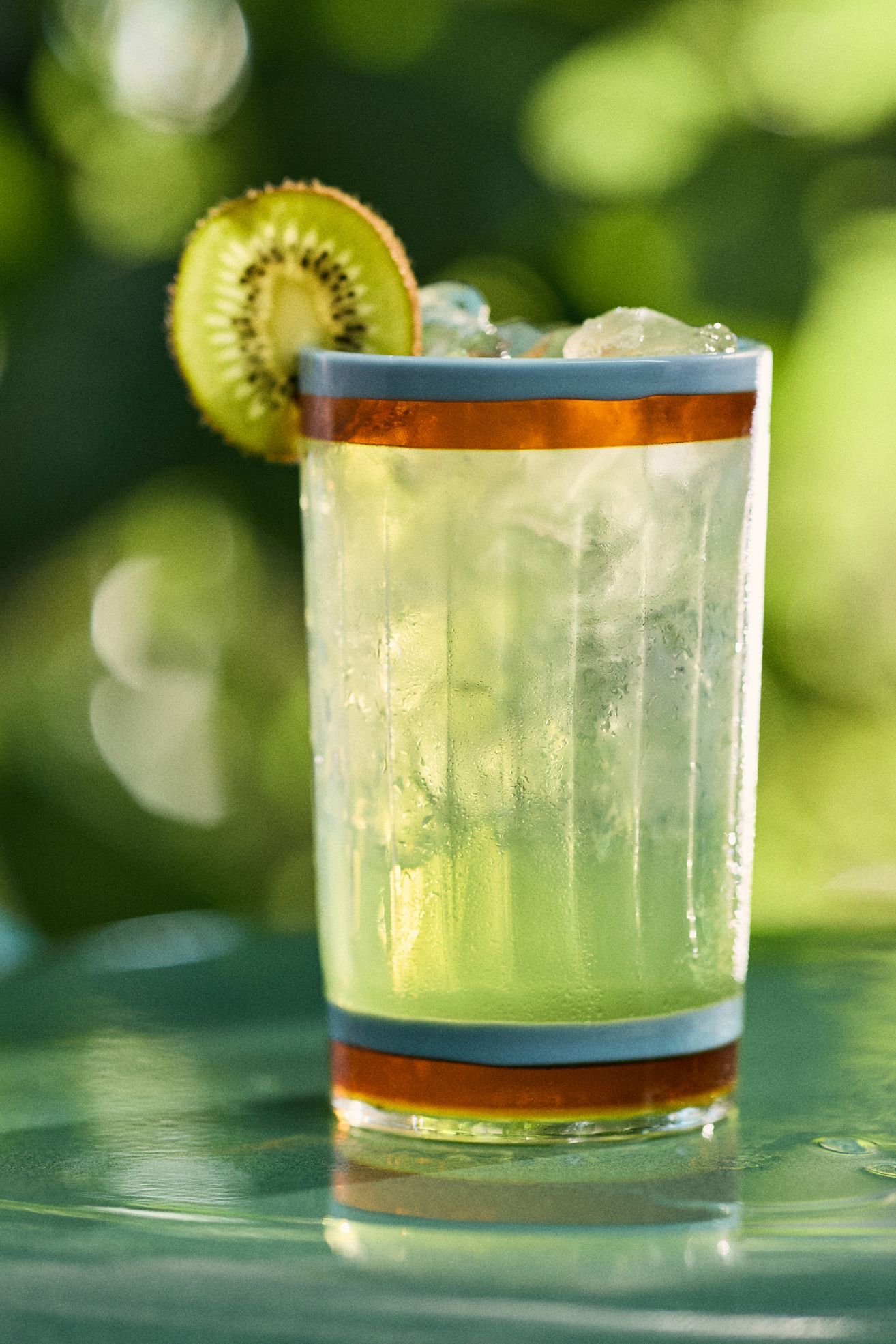 Meg Tumbler Glass - Dark Orange, One Size