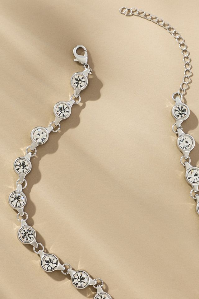 Crystal Circle Necklace #1