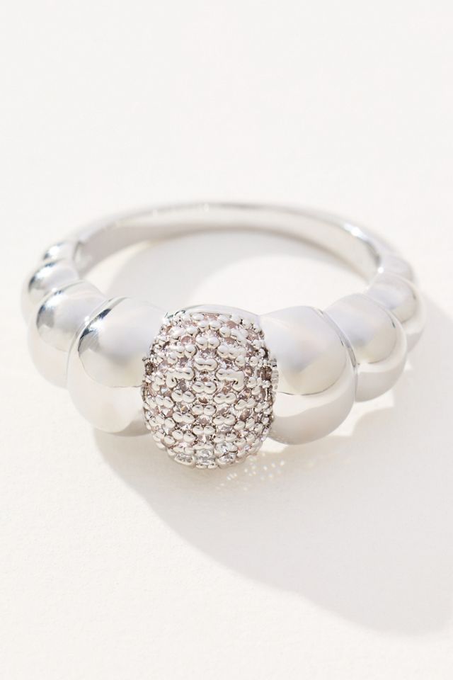 Glam Puff Cocktail Ring #1