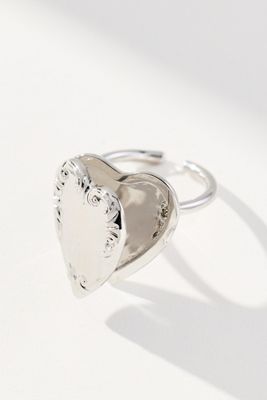 Embellished Heart Cocktail Ring