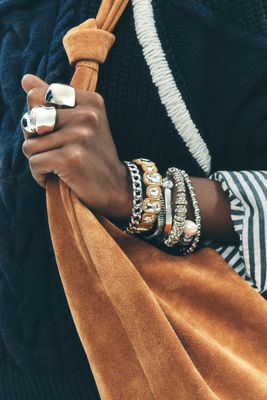 Large Molten Cocktail Ring