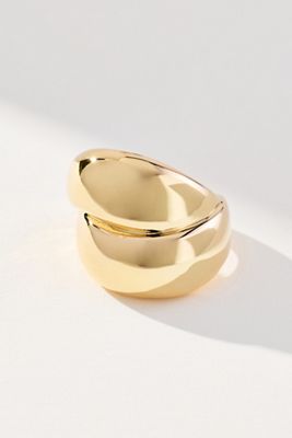 Faux Stacked Metal Cocktail Ring