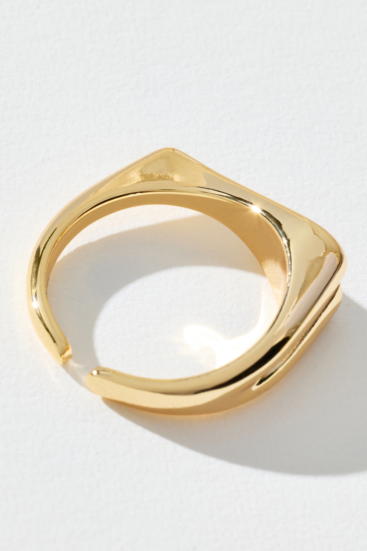 Mod Heart Cocktail Ring