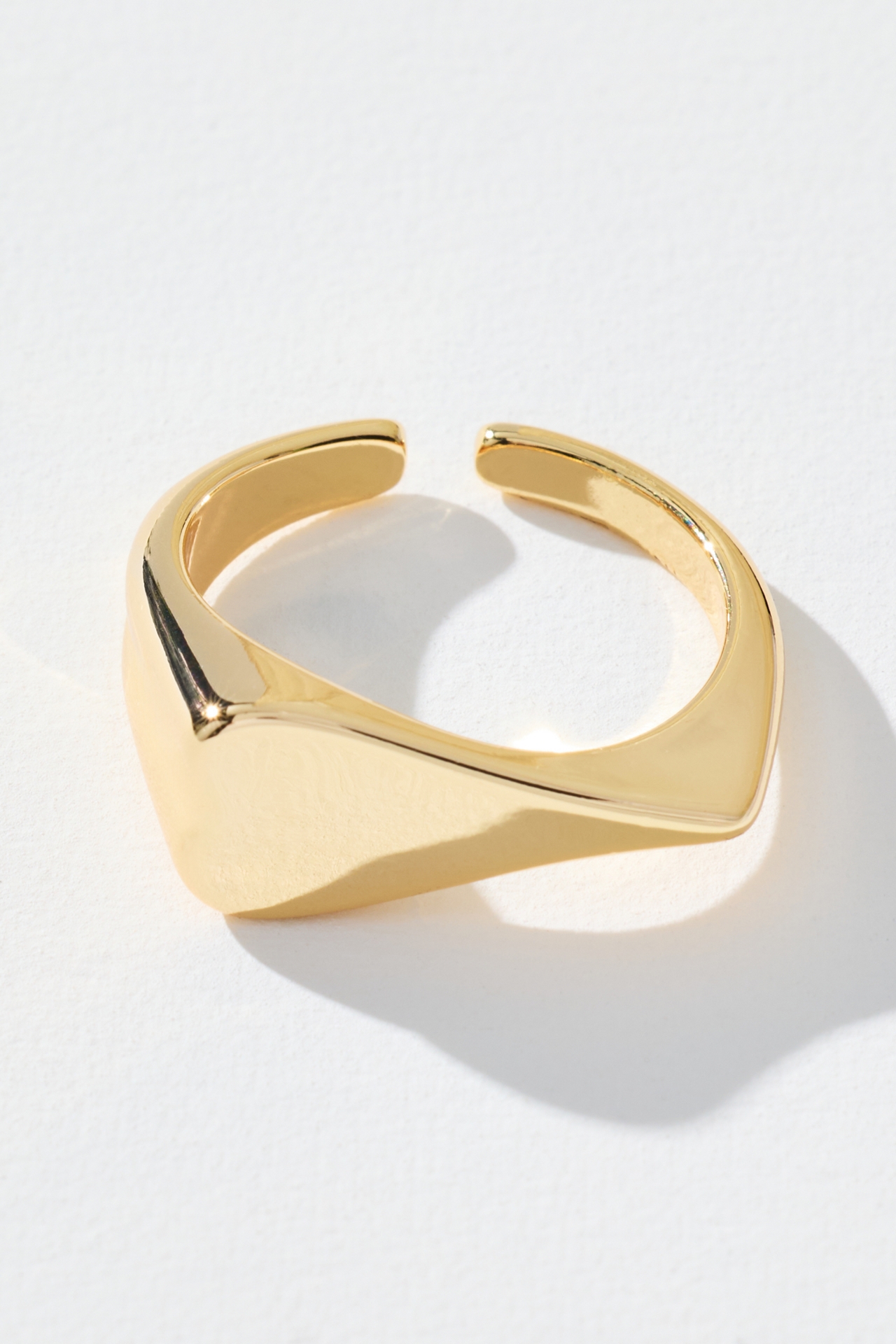 Mod Heart Cocktail Ring