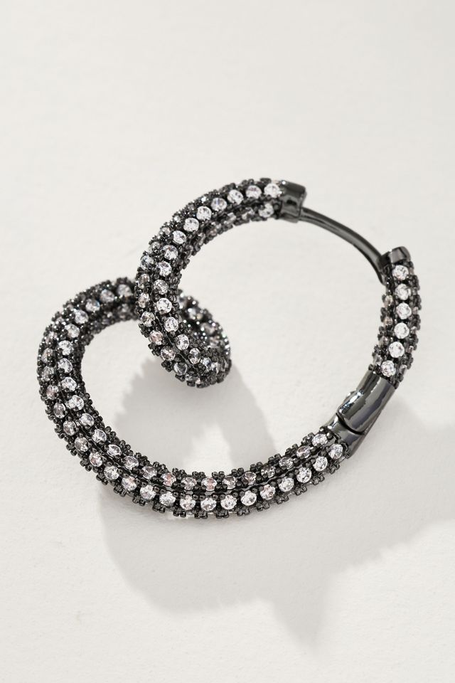 Spiral Twist Hoop Earrings #1