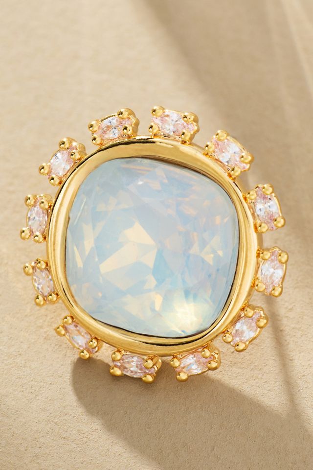 Round Crystal Stud Earrings #1