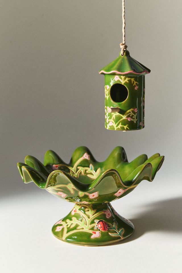 Floral Bird House #1