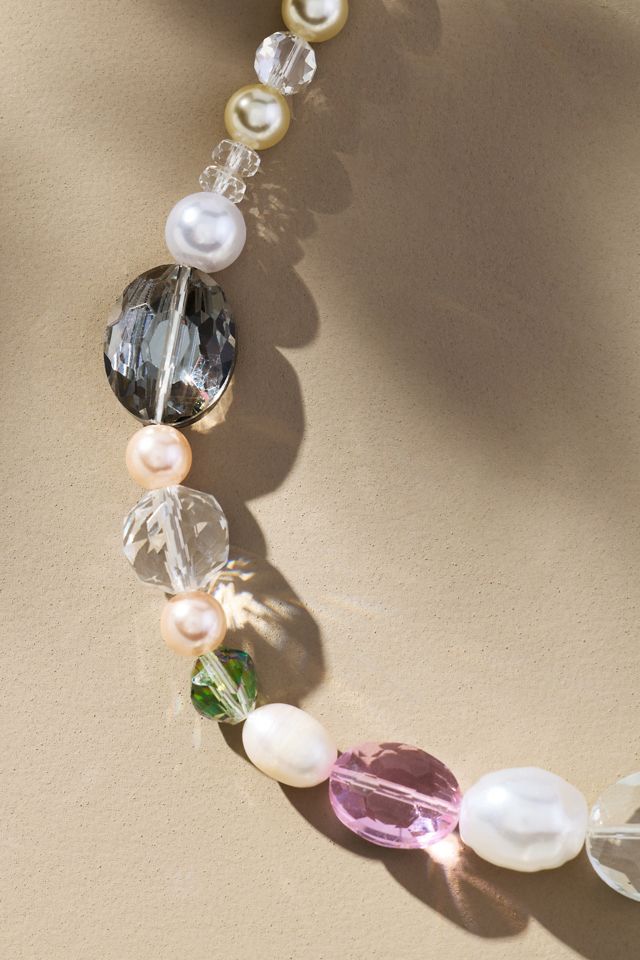 Chunky Mixed Beaded Necklace #1