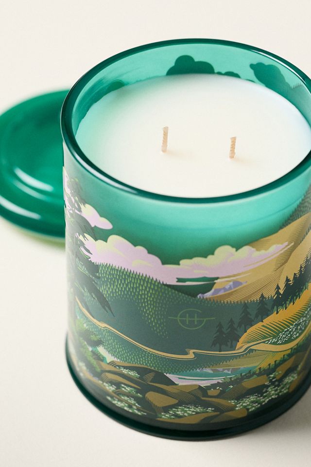 Glasshouse Fragrances Woody Breathtaking Banff Glass Candle #2