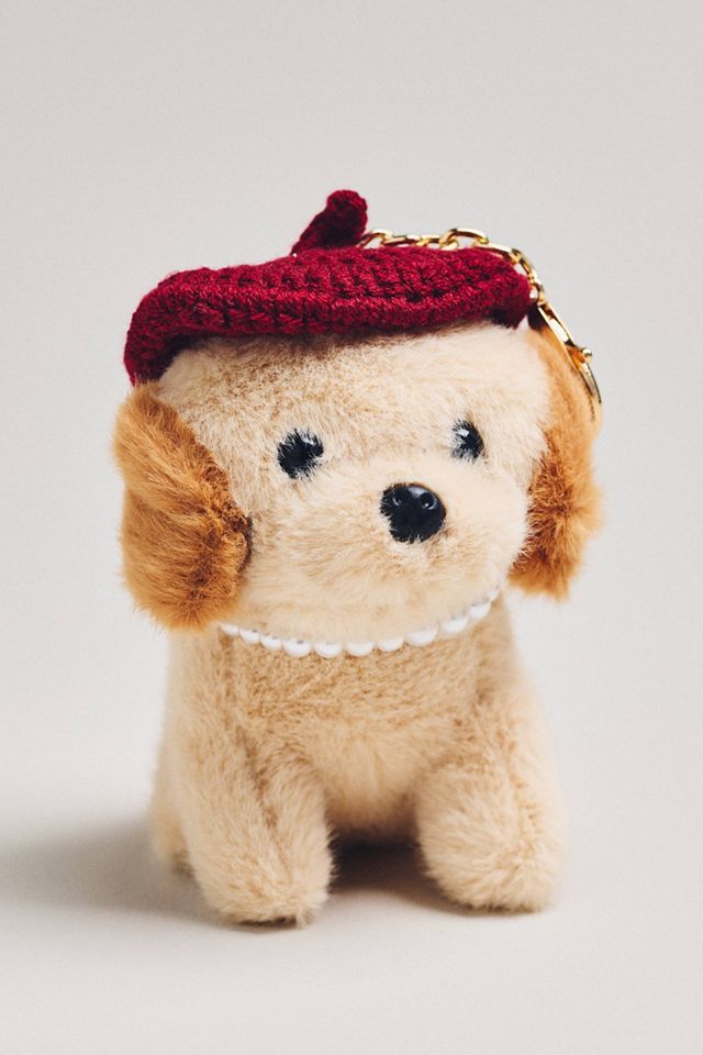 Fluffy Dog Plush Bag Charm #1