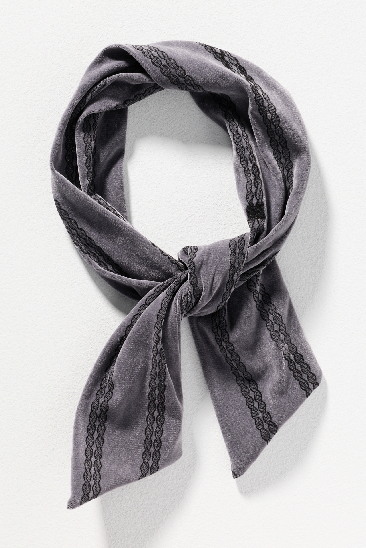 Velvet Twist-Top Wire Headband