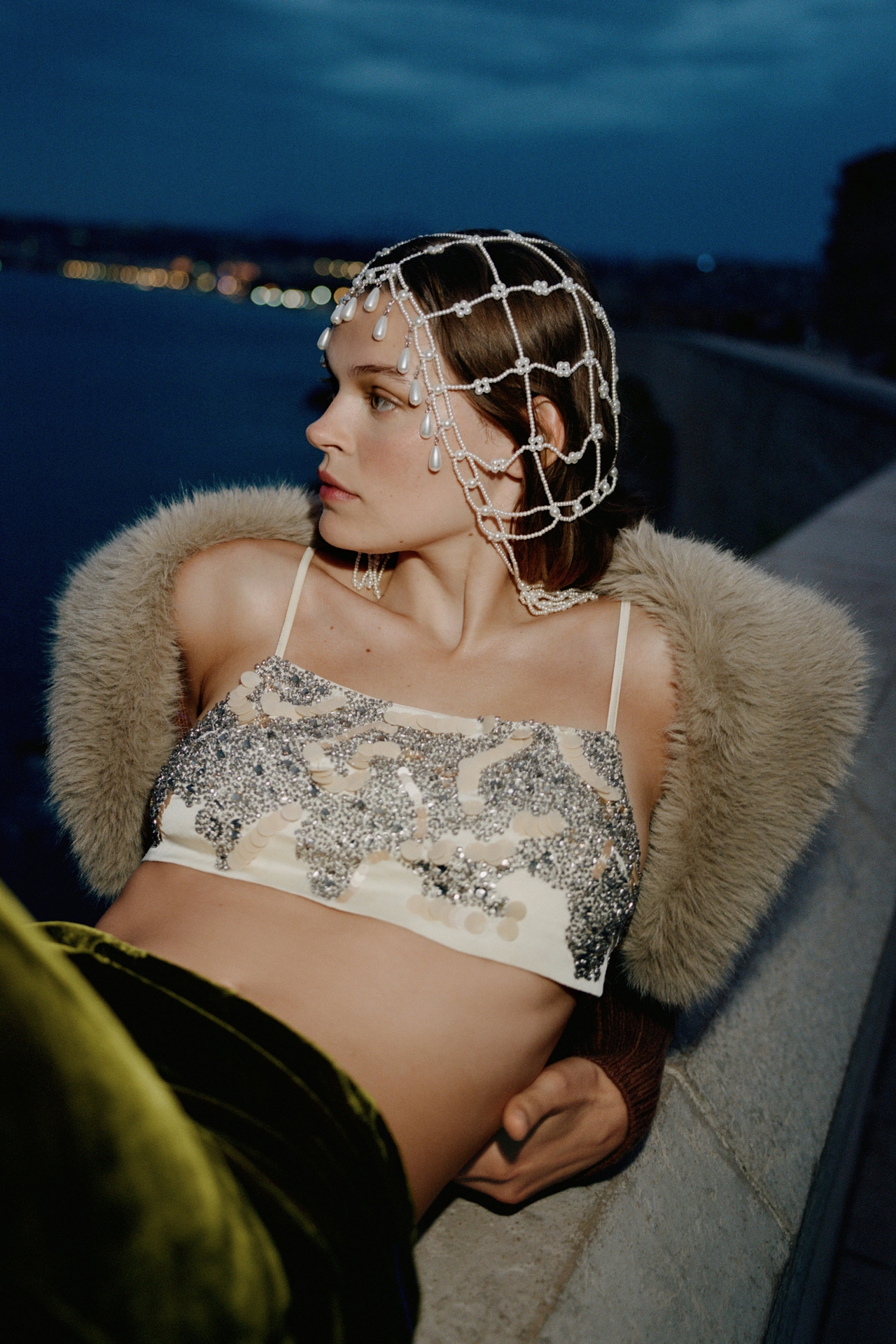 Pearl Cage Hair Accessory