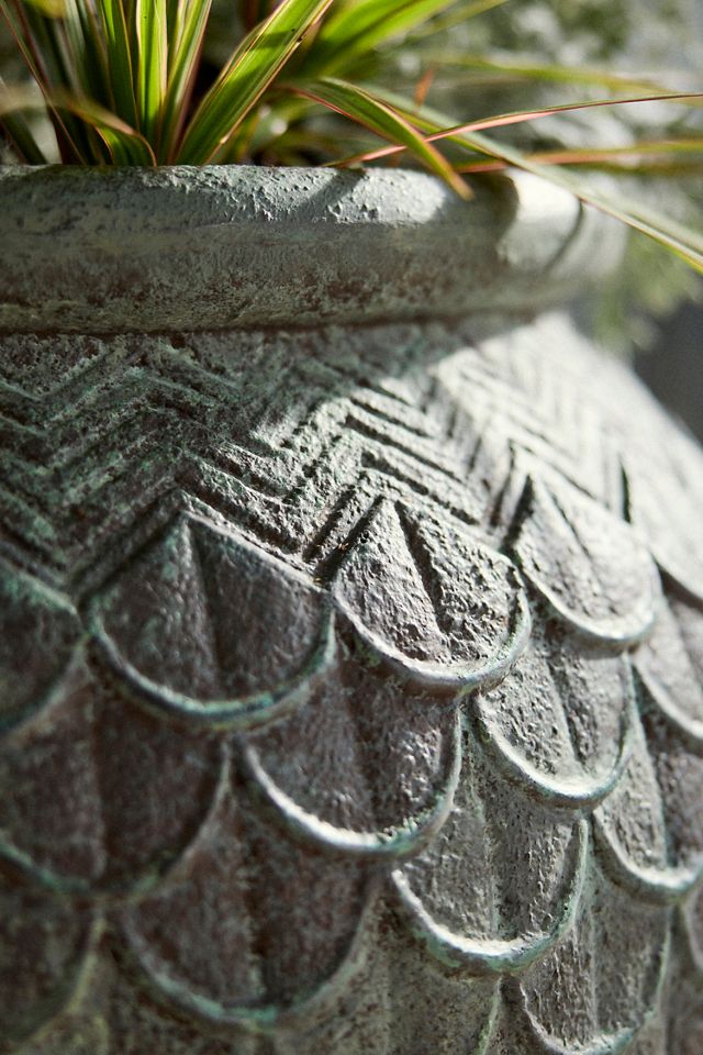Mermaid Stone Planter #1