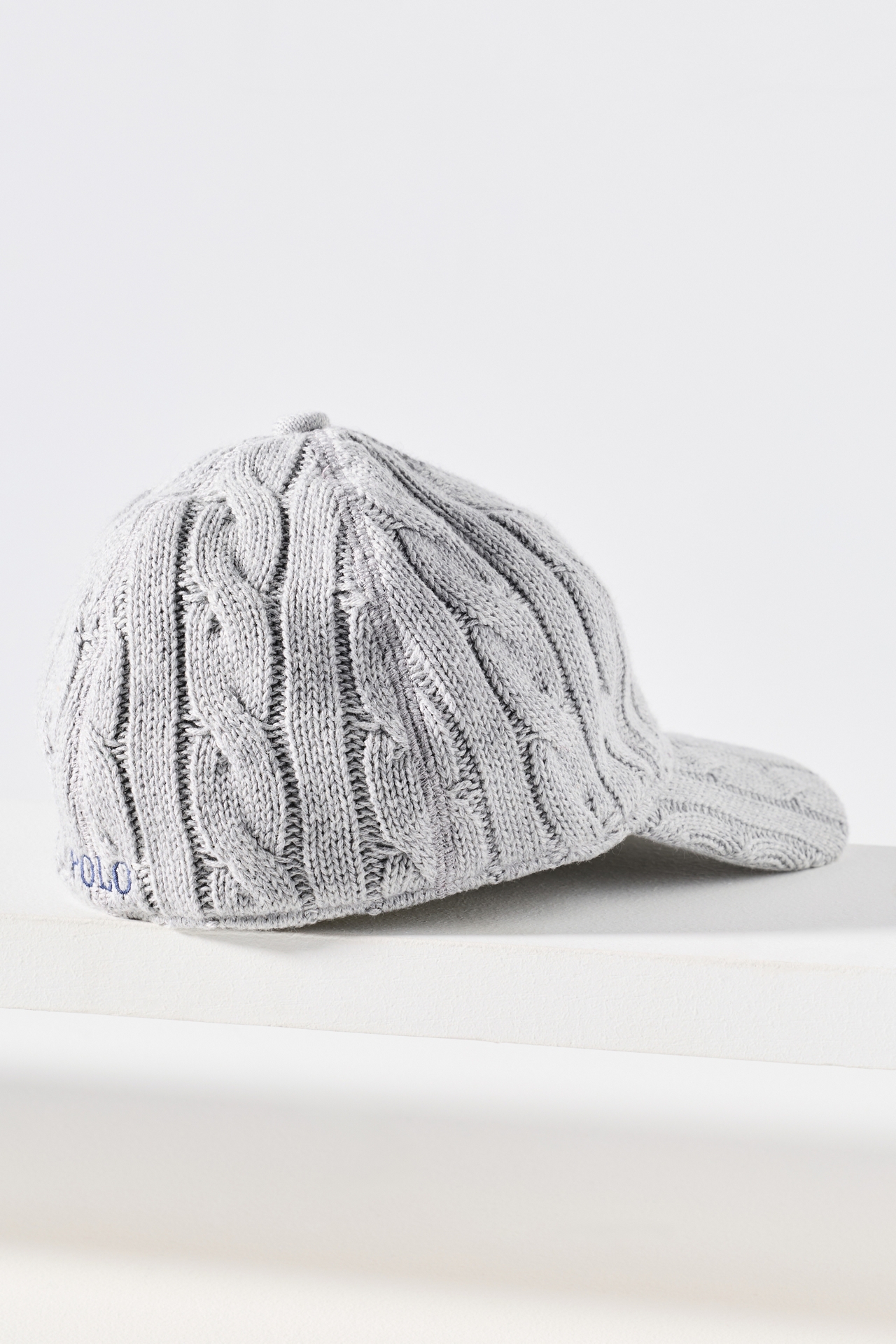 Ralph Lauren Wool Blend Cable Knit Baseball Cap