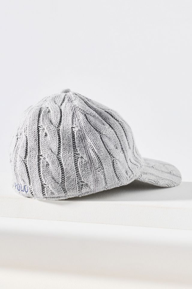 Ralph Lauren Wool Blend Cable Knit Baseball Cap #1