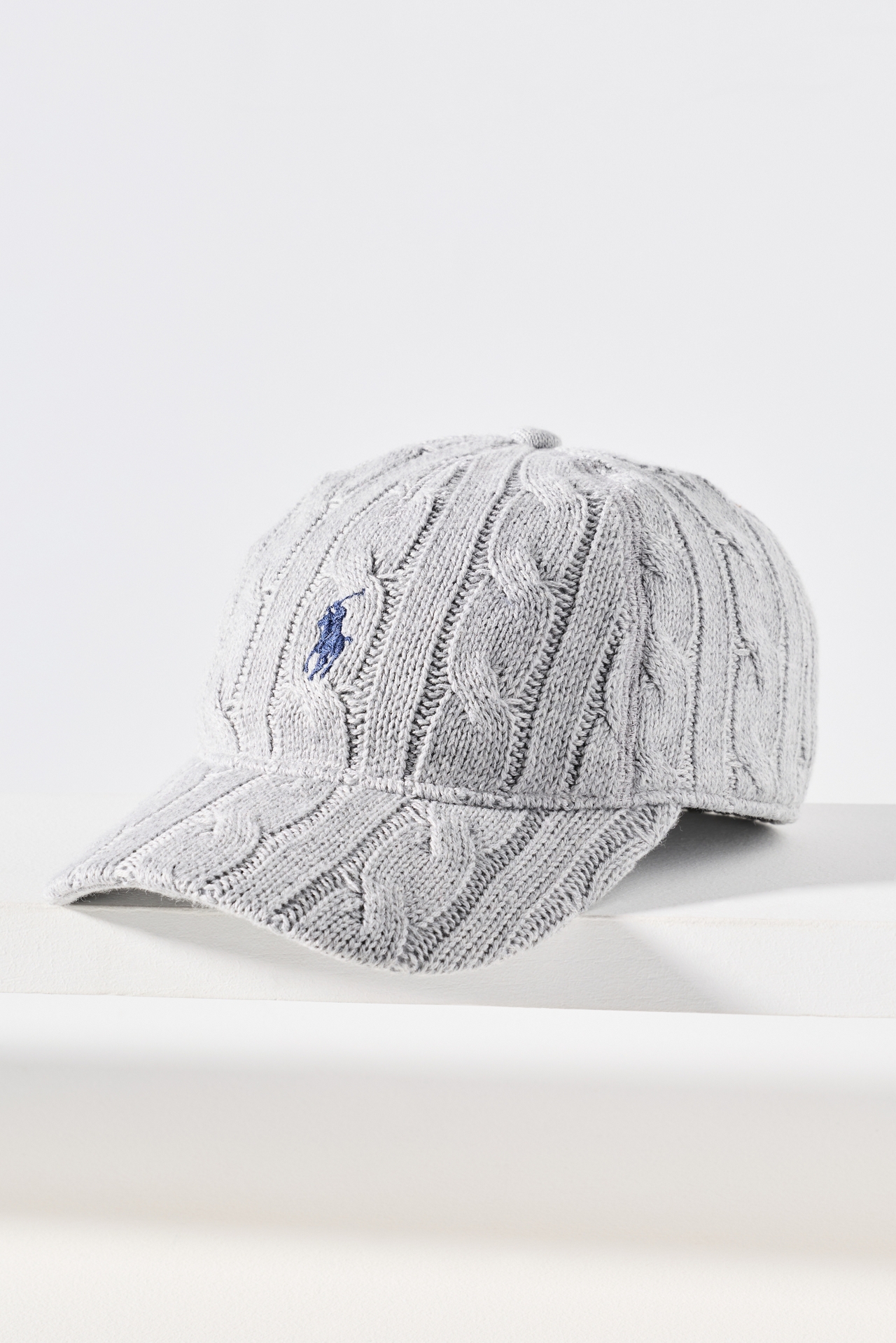 Ralph Lauren Wool Blend Cable Knit Baseball Cap