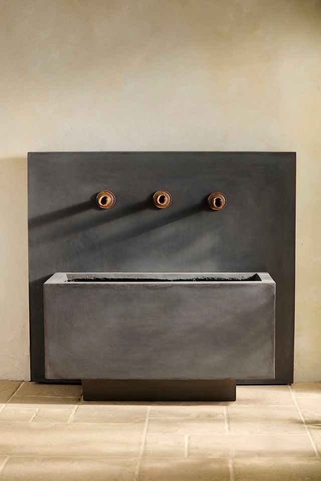 Modern Stone Trough Fountain #3