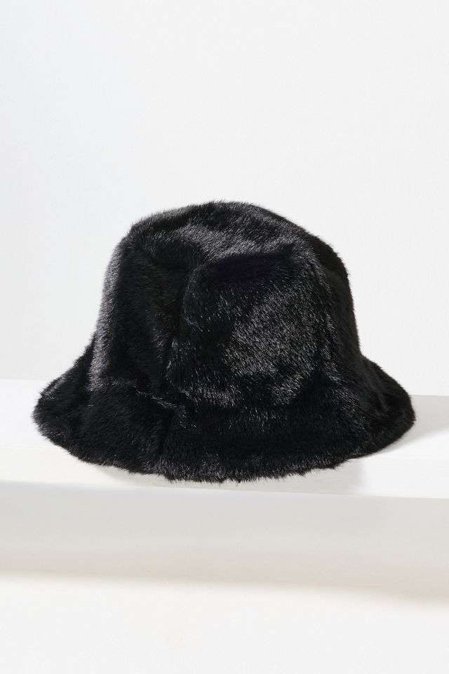 Faux Fur Bucket Hat #1