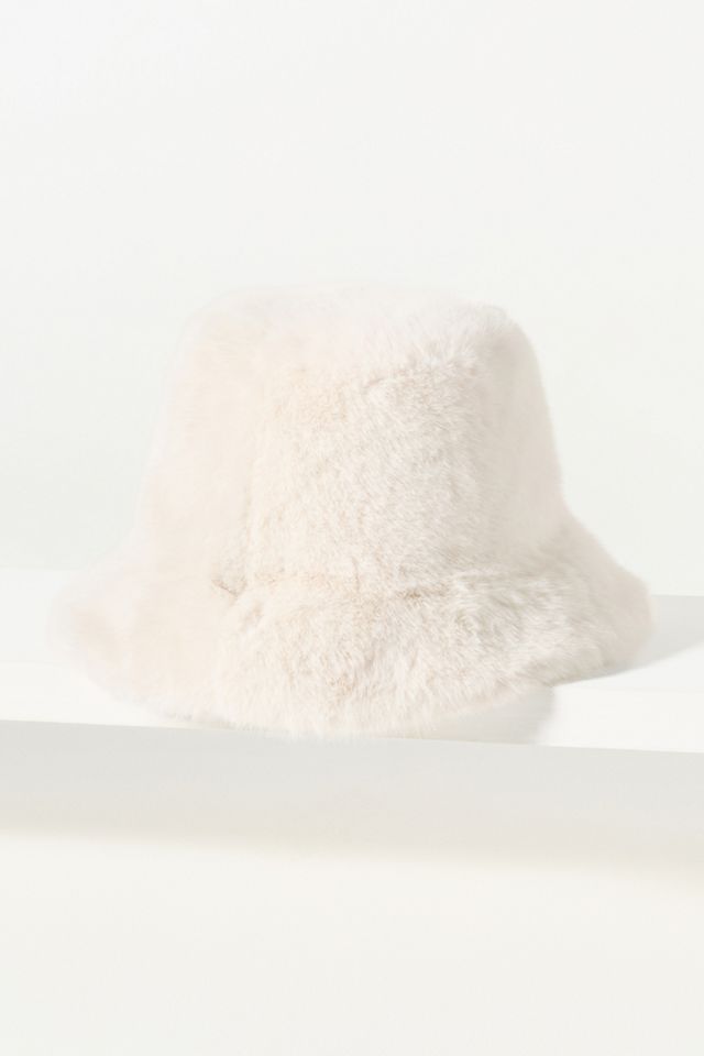 Faux Fur Bucket Hat #1