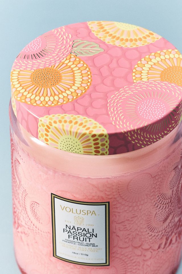 Voluspa Fruity Nā Pali Passion Fruit Glass Jar Candle #1