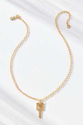 Hart Compass Key Necklace | Anthropologie